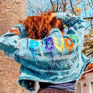 NEW Graphic denim jacket 😍😍😍